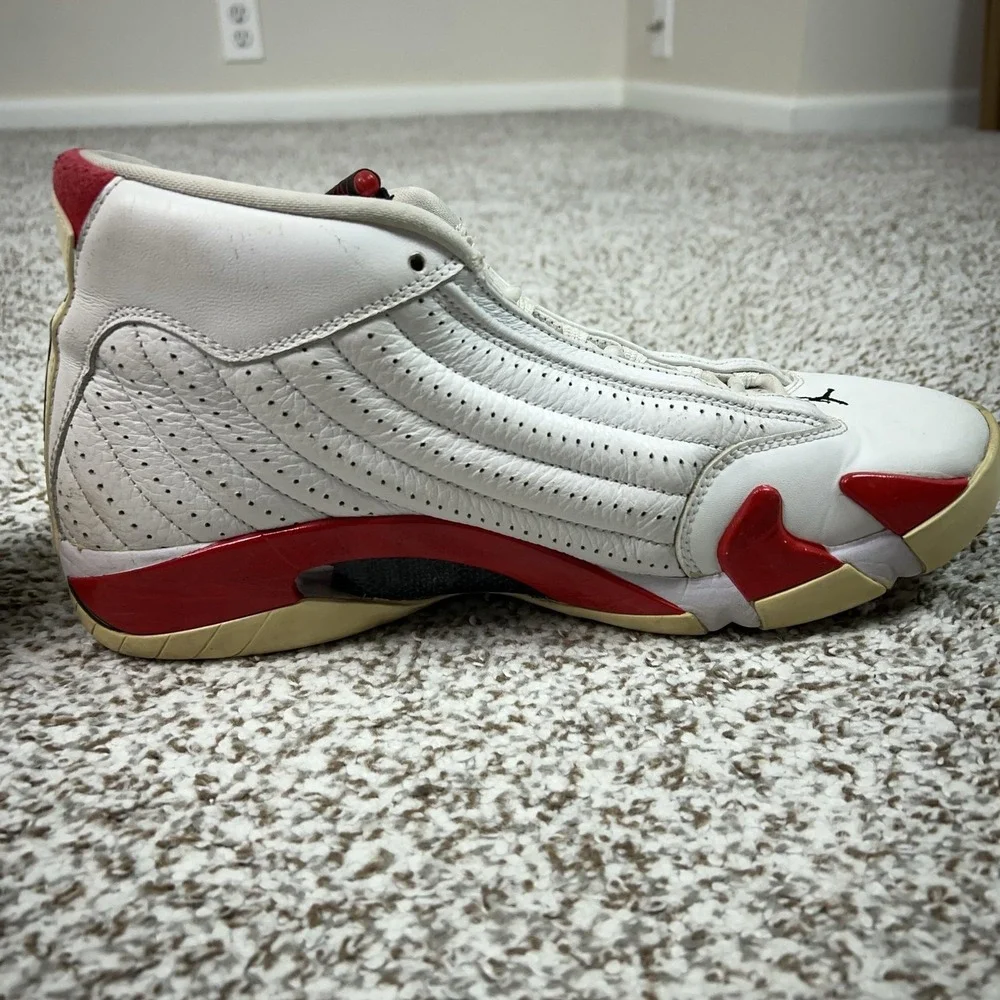 Jordan Shoes Mens Size 11 White Red Air Jordan 14 Retro Rip Hamilton Sneakers